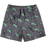 QUIKSILVER - Zwemshort - Bedrukt Zwart/Groen - 100% Gerecycled Polyester