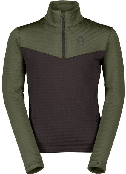 Scott - Defined Light - Fleecetrui - Donkergroen/Zwart - Junior