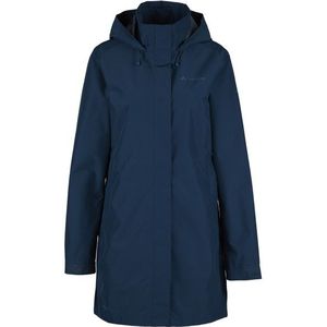 Vaude Womens Itri 2,5 Layer Coat Regenjas (Dames |blauw |waterdicht)