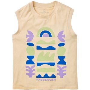 Passenger Womens Papercut Recycled Cotton Vest Top (Dames |beige)