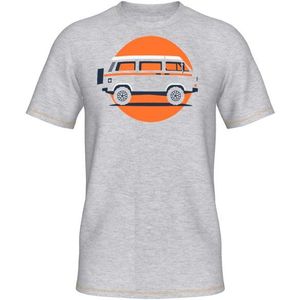 Elkline Four Wheels To Freedom Big-T T-shirt (Heren |grijs)