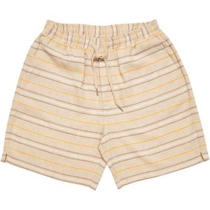 Mazine Striped Linen-Mix Shorts Short (Heren |beige)