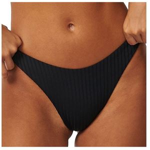 Rip Curl Womens Premium Surf Hi Leg Skimpy Bikinibroekje (Dames |zwart)