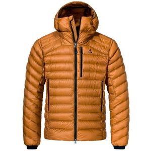 Schöffel Down Jacket Silvretta Donsjack (Heren |oranje/bruin)