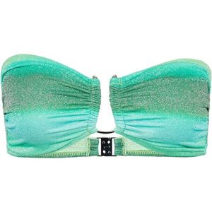 Seafolly Womens Spectrum Trim Front Bandeau Bikinitop (Dames |oranje)