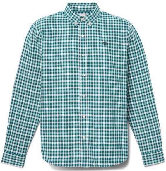 Timberland - Solucell Gingham Shirt - Overhemd - Turkoois