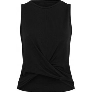 Hey Honey Womens Cropped Top Yogatanktop (Dames |zwart)