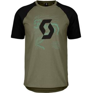 Scott Icon Raglan S/S T-shirt (Heren |olijfgroen)