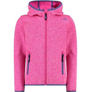 CMP Girls Jacket Fix Hood Jacquard Knitted 3H19825 Fleecevest (Kinderen |roze)