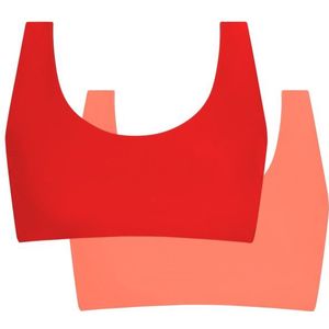 INASKA Womens Top Pure Bikinitop (Dames |rood)