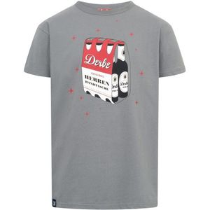 Derbe S/S Herrenhandtasche Rot-Weiß T-shirt (Heren |grijs)