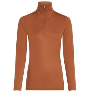 Icebreaker Womens 200 Oasis L/S Half Zip Merinolongsleeve (Dames |bruin)