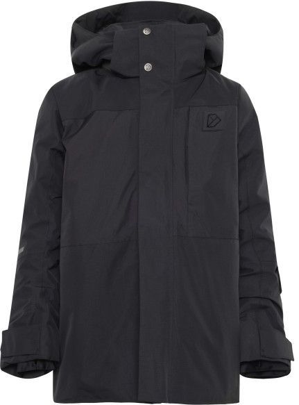 Didriksons - Gabbro Jacket - Parka - Zwart/Grijs - Waterdicht