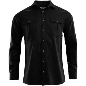 Aclima Leisurewool Reborn Woolshirt Overhemd (Heren |zwart)