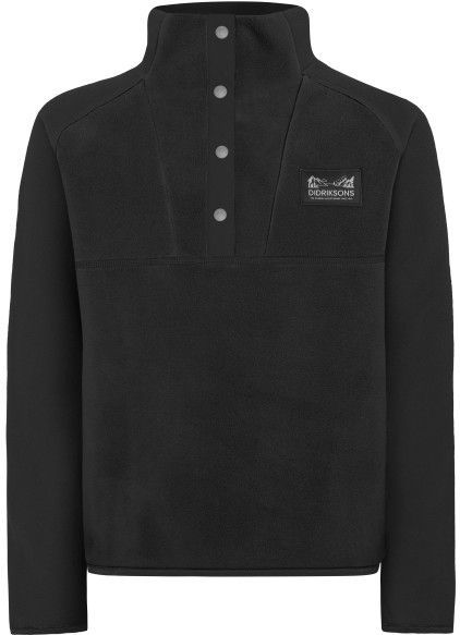 Didriksons - Yokto - Fleecetrui - Zwart - Junior