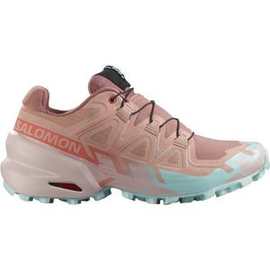 Salomon - Speedcross 6 - Trailrunningschoenen - Bruin - Zonder Membraan - Snelvetersluiting