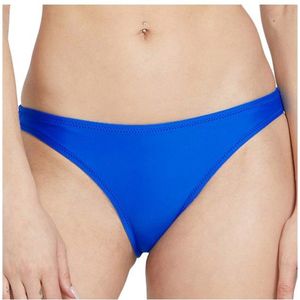 Volcom Womens Simply Solid Full Bikinibroekje (Dames |blauw)