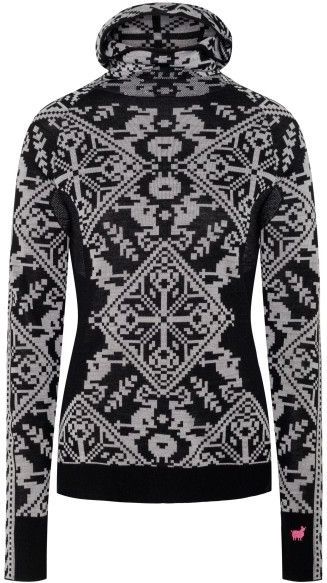 Kari Traa - Saga Hood - Merino-ondergoed - Grijs/Zwart