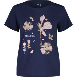 Maloja Womens PadolaM T-shirt (Dames |blauw)