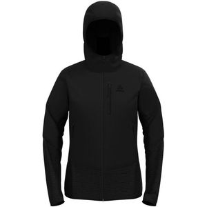 Odlo Womens Ascent Hybrid Jacket Insulated Synthetisch jack (Dames |zwart)