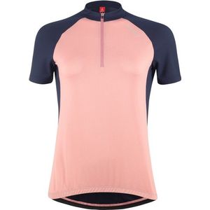 Löffler Womens Bike Jersey Half-Zip Essence Mid Fietsshirt (Dames |roze)
