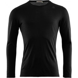 Aclima Lightwool Undershirt Long Merino-ondergoed (Heren |zwart)
