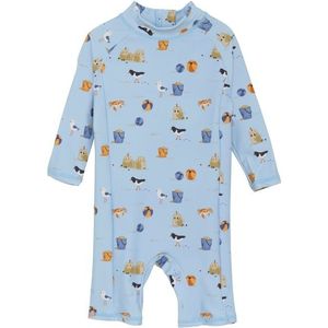 Color Kids Baby Suit L/S AOP Lycra (Kinderen |blauw)