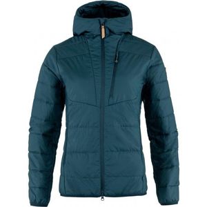 Fjällräven Womens Keb Padded Hoodie Synthetisch jack (Dames |blauw)