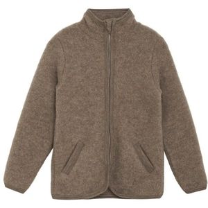Huttelihut Kids Jacket Wool Fleece Merinovest (Kinderen |bruin)