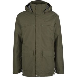 Vaude Pellice Wool Parka Lange jas (Heren |olijfgroen |waterdicht)