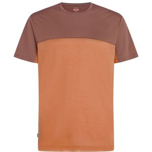 Icebreaker Merino 125 Cool-Lite Sphere III S/S CB Merinoshirt (Heren |oranje)