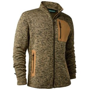 Deerhunter Sarek Knitted Jacket Fleecevest (Heren |bruin)