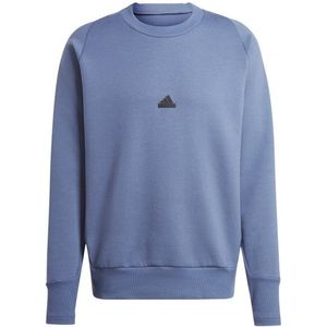 adidas M ZNE PR Crew Trui (Heren |blauw)