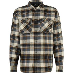Heber Peak SilvaHe Checked Shirt Overhemd (Heren |grijs)