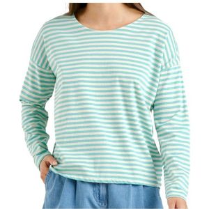 DEDICATED Womens Top Humledal Stripes Longsleeve (Dames |meerkleurig)