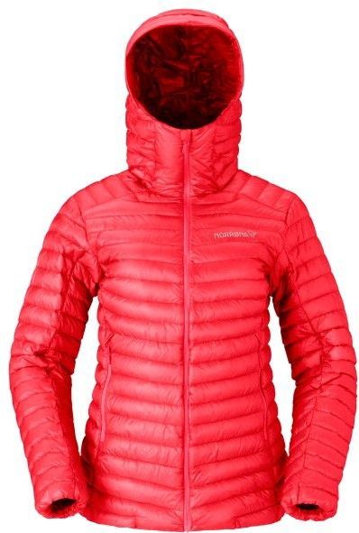 Norrona - Womens Trollveggen Superlight Down800 - Donsjack - Rood