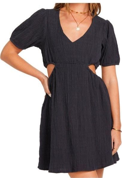 Billabong - Isnt She Sweet - Jurk - Grijs - Katoen