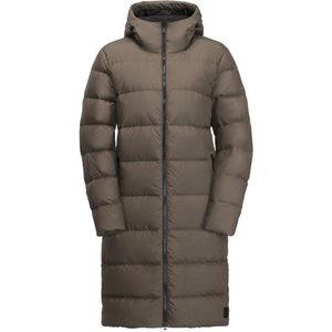 Jack Wolfskin Womens Frozen Palace Coat Lange jas (Dames |bruin/grijs)