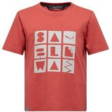 Salewa - Kids Graphic T-Shirt - Rood - T-shirt