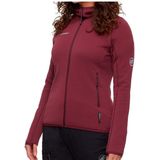 Mammut Womens Aconcagua Midlayer Hooded Jacket Fleecevest (Dames |rood)