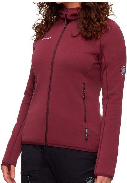 Mammut Womens Aconcagua Midlayer Hooded Jacket Fleecevest (Dames |rood)