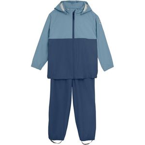 Color Kids Kids Rain Set Colorblock Overall (Kinderen |blauw |waterdicht)