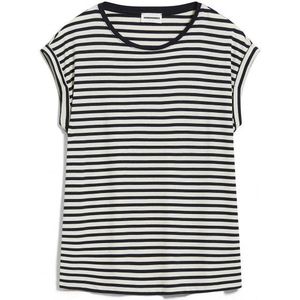 ARMEDANGELS Womens Jilaana Stripes T-shirt (Dames |grijs)