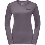 Jack Wolfskin Womens Sky Thermal L/S Fleecetrui (Dames |grijs/purper)