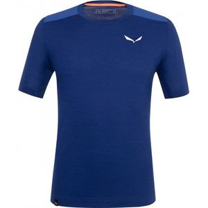 Salewa Agner Alpine Merino T-Shirt Merinoshirt (Heren |blauw)