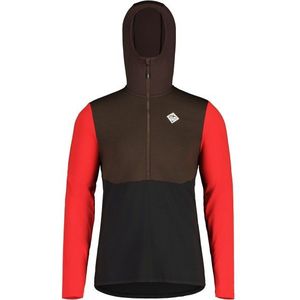 Maloja - KalternM - Fleecetrui - Zwart - 77% Polyamide, 23% Elastaan - Capuchon, Stretch