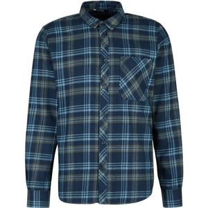 Stoic MMXX Nacka Flanel Shirt Overhemd (Heren |blauw)