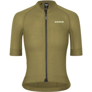 GripGrab Womens Pace S/S Jersey Fietsshirt (Dames |olijfgroen)