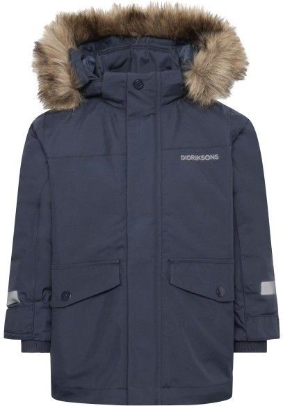 Didriksons - Kids Bjärven Parka 4 - Winterjack - Blauw - Waterdicht