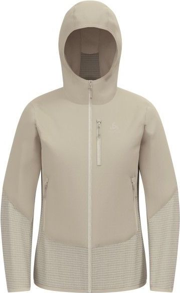 Odlo - Ascent Hybride Jas - Grijs - Merinowolmix - Ademend